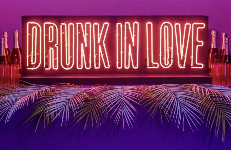neon glass sign